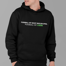 Lade das Bild in den Galerie-Viewer, Fussball ist Liebe  - Unisex Kapuzenpullover Hoodie
