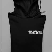 Lade das Bild in den Galerie-Viewer, Kopf und Herz  - Unisex Kapuzenpullover Hoodie
