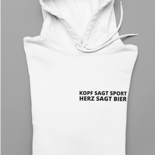 Lade das Bild in den Galerie-Viewer, Kopf und Herz  - Unisex Kapuzenpullover Hoodie
